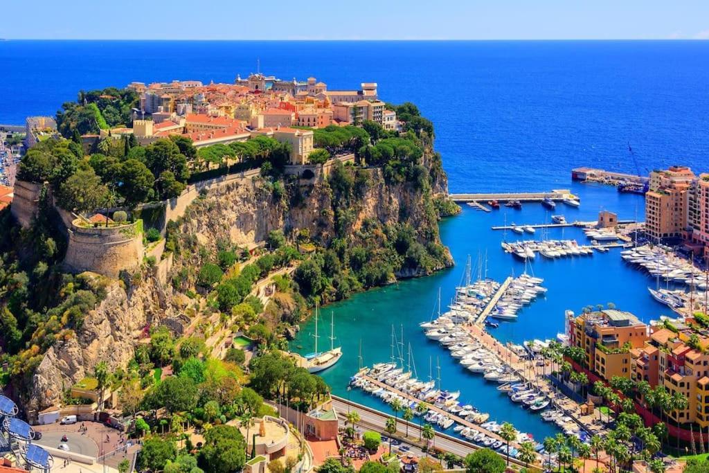 Luxueux Studio Neuf - Frontiere Monaco - Piscine - Parking Prive 外观 照片