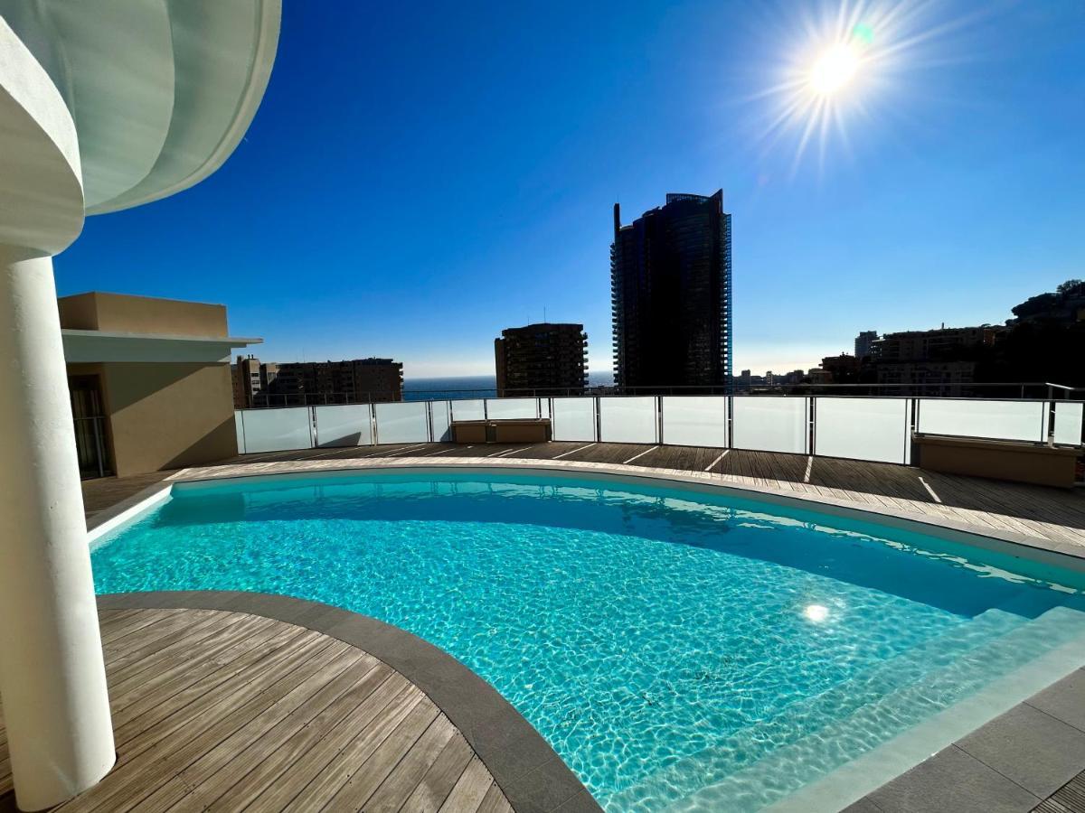 Luxueux Studio Neuf - Frontiere Monaco - Piscine - Parking Prive 外观 照片