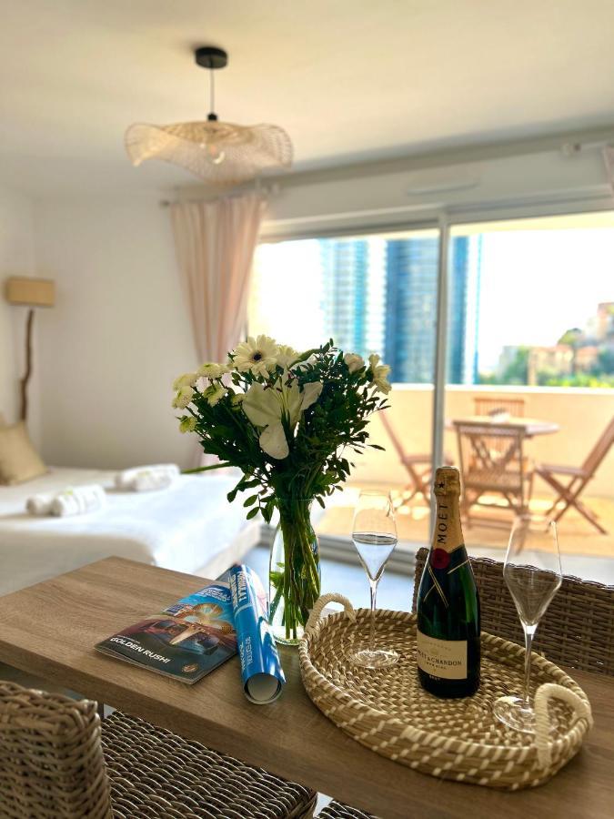 Luxueux Studio Neuf - Frontiere Monaco - Piscine - Parking Prive 外观 照片